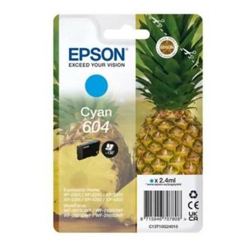 Originálne atramentové náplne Epson 604 Azúrová