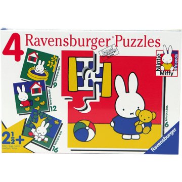 Puzzle Ravensburger Miffy 6+9+12+16 dielikov