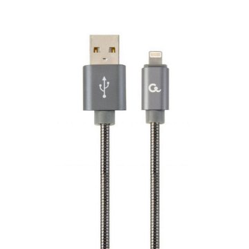 Kábel Lightning Cablexpert CC-USB2S-AMLM-2M-BG