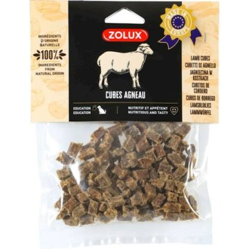 Maškrty pre psov Zolux Lamb Cubes 100 g