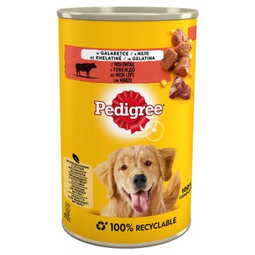 Mokré jedlo Pedigree Teľacie mäso 400 g