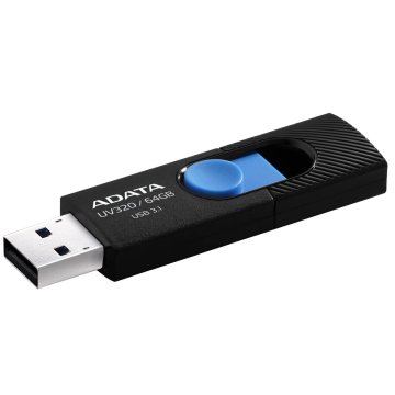 USB flash disk Adata UV320 Čierna/Modrá 64 GB