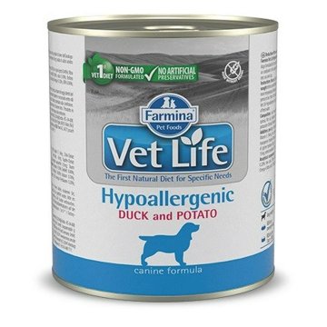 Mokré jedlo Farmina Vet Life Diet Hypoallergenic Kačica Sladký zemiak (batat) 300 g