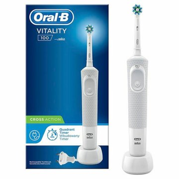 Elektrická zubná kefka Oral-B Cross Action Biela