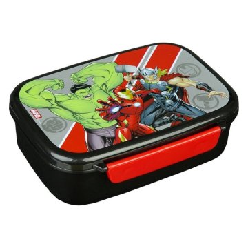 Marvel Avengers Lunchbox Black/Red