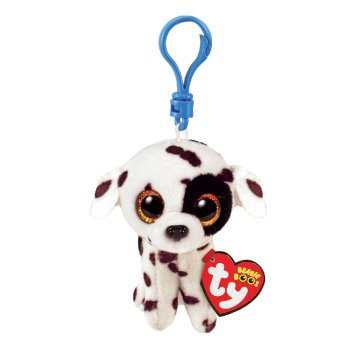 TY Beanie Boos Clip plyšová hračka dalmatín Luther 7 cm