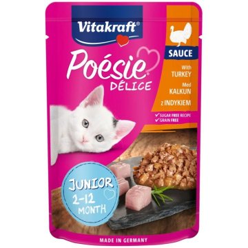 Krmivo pre mačky Vitakraft POESIE DELICE JUNIOR 85 g