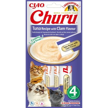 Snack for Cats Inaba Churu 4 x 14 g Morské Mlody Tuniak