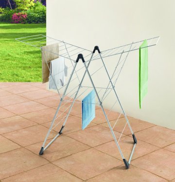 Tomado-Metaltex Vento 25 Sušiak 133x109x58 cm Strieborná 25m Dĺžka suš.