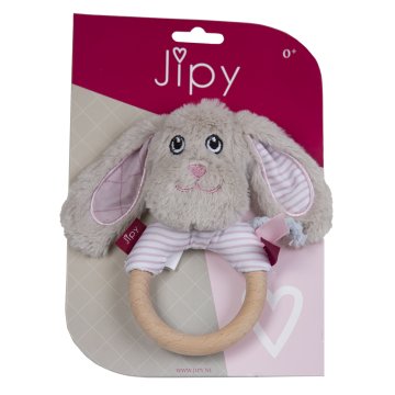 Jipy Rattle Dog Pink