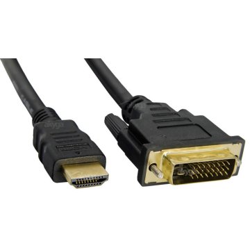 Kábel HDMI na DVI Akyga AK-AV-11 Čierna 1,8 m