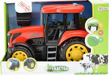 Toi-Toys Traktor červený so svetlom a zvukom