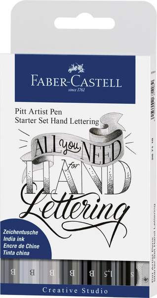 Faber Castell FC-267118 kresliace pero Faber-Castell Pitt Artist pero na ručné písmo 8-dielne základ