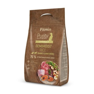 Krmivo Fitmin Purity Rice Dospelý Baránok Ryža Králik 4 Kg 800 g