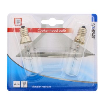 Scanpart Lampa do odsávača pár E14 40w T25 2-pa