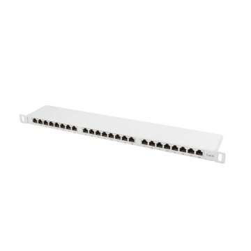 Patch Panel 24 Portov UTP Kategória 5e Lanberg PPS6-0024-S