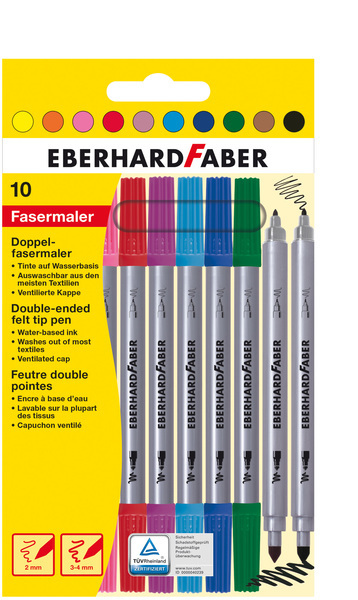 Eberhard Faber EF-550010 Fixky Duo 0,8+1-3mm Rozmanité puzdro 10 kusov