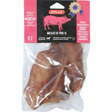 Maškrty pre psov Zolux dried pig ear Prasa