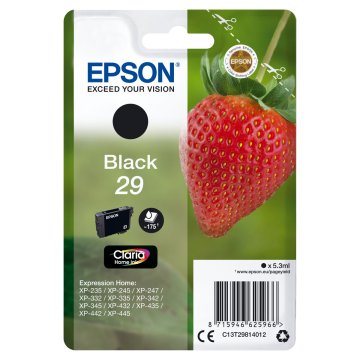 Originálne atramentové náplne Epson 29 K Čierna