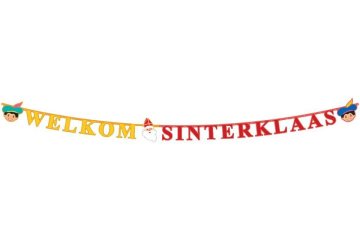 Saint a Pete Welcome Sinterklaas Garland 3M