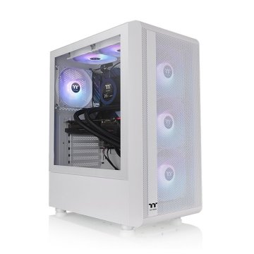 Počítačová skriňa ATX v prevedení midi-tower THERMALTAKE S200 TG ARGB Biela