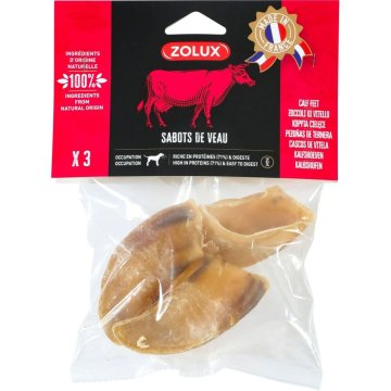 Hračka na žuvanie psa Zolux Calf hooves Hovädzie mäso 90 g