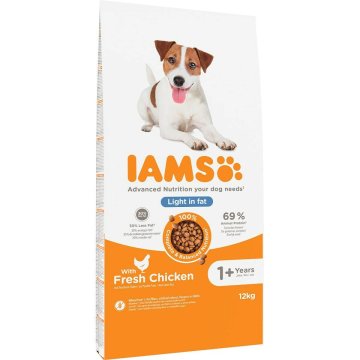 Krmivo IAMS Vitality Adult Light Kurča 12 kg