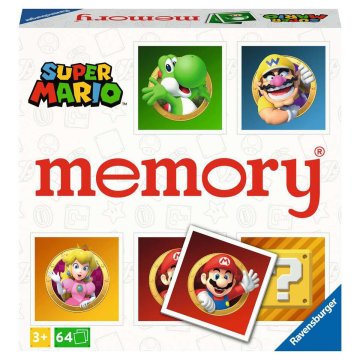 Vzdelávacia hra Ravensburger Grand Memory - Super Mario Viacfarebná