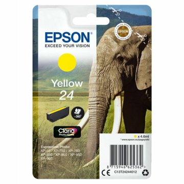 Originálne atramentové náplne Epson C13T24244012 Žltá