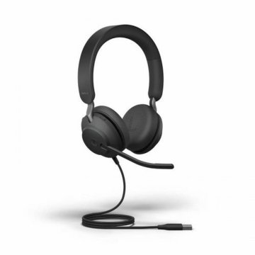 Slúchadlá s mikrofónom Jabra Evolve2 40 SE Čierna