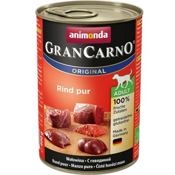 Mokré jedlo Animonda GranCarno Original Teľacie mäso Hovädzie mäso 400 g