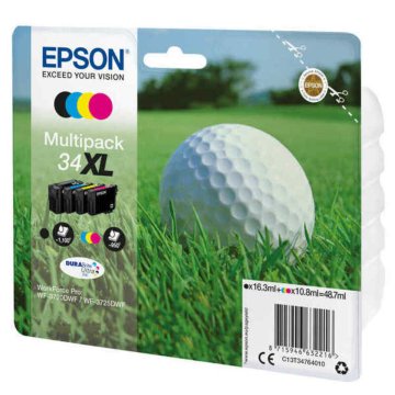 Originálne atramentové náplne Epson C13T34764010 Viacfarebná