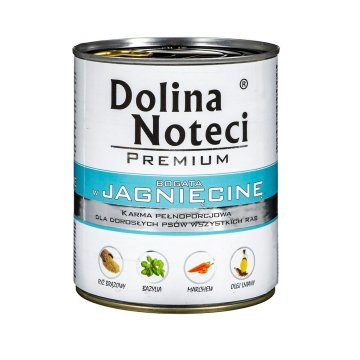 Mokré jedlo Dolina Noteci Premium Baránok 800 g