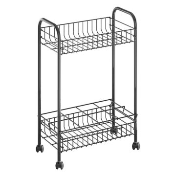 Metaltex Belino Lava Trolly + Držiak na fľašu 23x41x63 Čierny