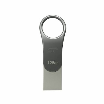 USB flash disk Silicon Power Mobile C80 Sivá Titan 128 GB