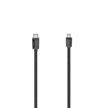 Hama kábel USB-C USB-C zástrčka - Micro USB zástrčka USB 2.0 480 Mbit/s 0,75 M