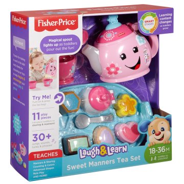 Zábavná čajová súprava Fisher Price s dobrým mravom