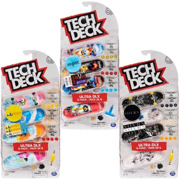 Tech Deck Ultra DLX hmatníky 4-balenie Rozmanité