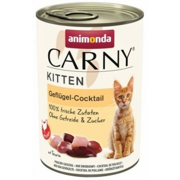 Krmivo pre mačky Animonda Carny Kitten Vtáky 400 g