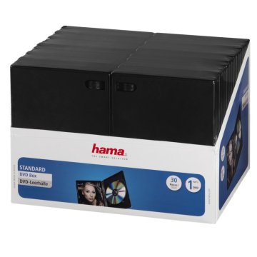 Hama DVD Box Black 30-Pack Red