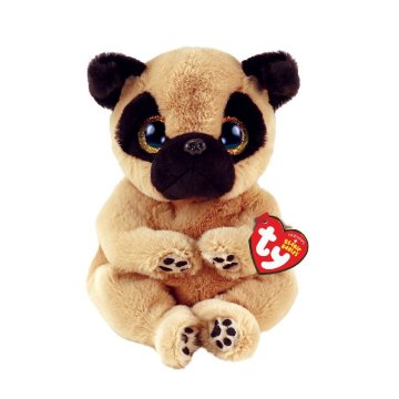 TY Beanie Babies Plyšová hračka Mops Izzy 15 cm