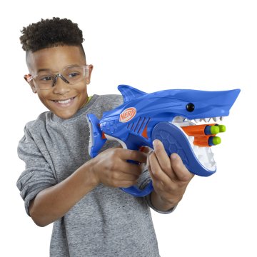 Pištoľ na penovými nábojmi Hasbro Nerf Sharkfire 23 x 40 cm