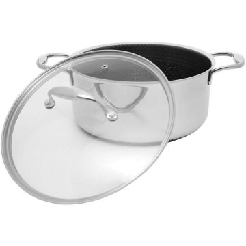 Hrniec s pokrievkou Kohersen 71104 Striebristý Nerezová oceľ Aluminium Ø 24 cm 4,9 L