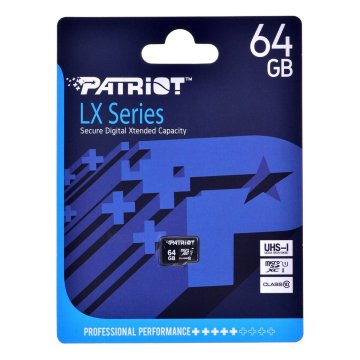 Micro SD karta Patriot Memory PSF64GMDC10 64 GB