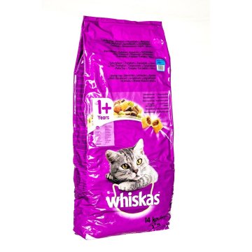 Krmivo pre mačky Whiskas 5900951014390 Dospelý Tuniak 14 Kg