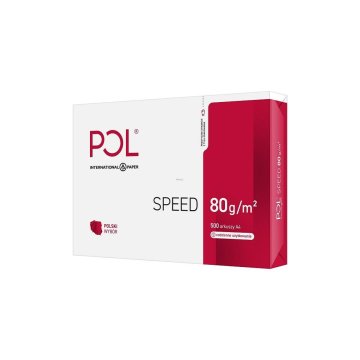 Tlačiarenský papier POL International Paper Speed Biela A4 500 Listy