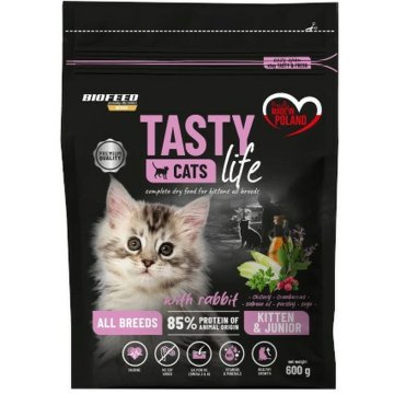 Krmivo pre mačky Biofeed Tasty Cats Life Králik