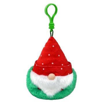 Čiapka TY Čiapka Boo's Clip Christmas Gnome Red Hat 7cm