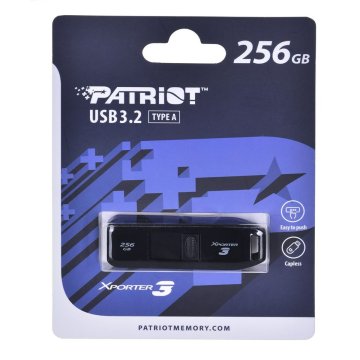 USB flash disk Patriot Memory Xporter 3 Čierna 256 GB