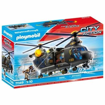 Sada hračiek Playmobil Police Plane City Action Plastické